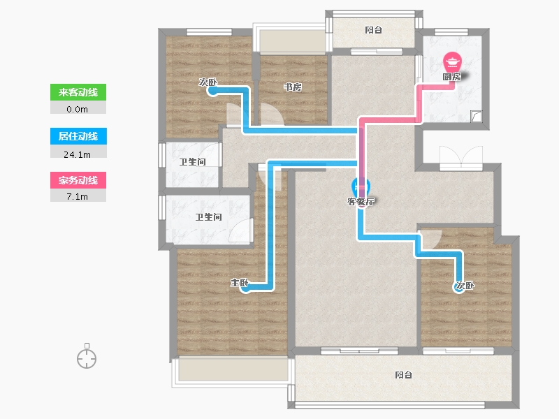 河南省-南阳市-中奥邓州府-118.00-户型库-动静线