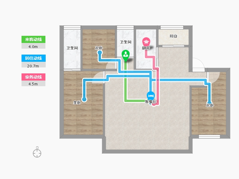 江苏省-镇江市-嘉源首府-66.58-户型库-动静线