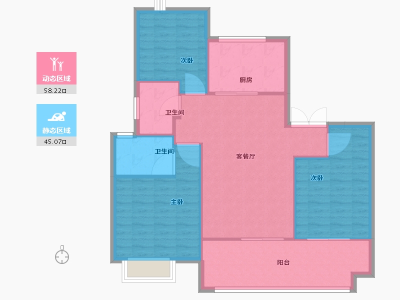 江苏省-镇江市-嘉源首府-95.00-户型库-动静分区