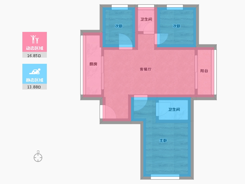 河南省-郑州市-远大理想城-25.28-户型库-动静分区