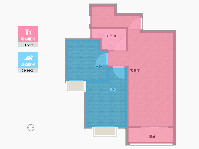 河南省-郑州市-远大理想城-80.00-户型库-动静分区