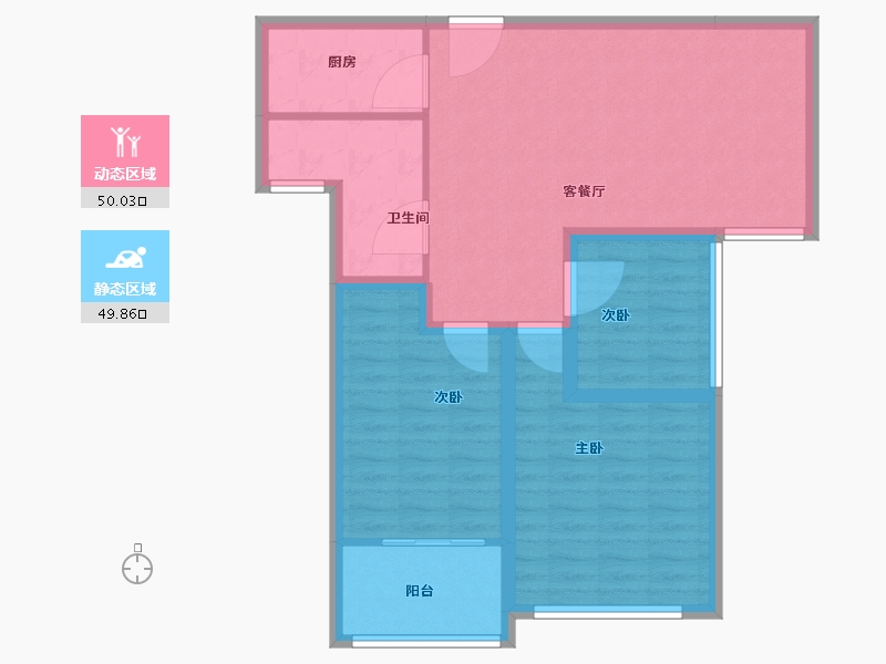 河南省-郑州市-远大理想城-90.01-户型库-动静分区