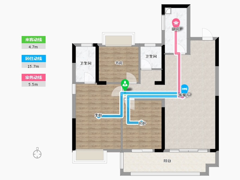 福建省-三明市-博学园-95.18-户型库-动静线