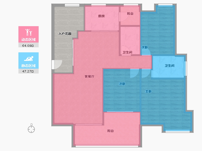 山东省-青岛市-光大海韵丽都-114.00-户型库-动静分区