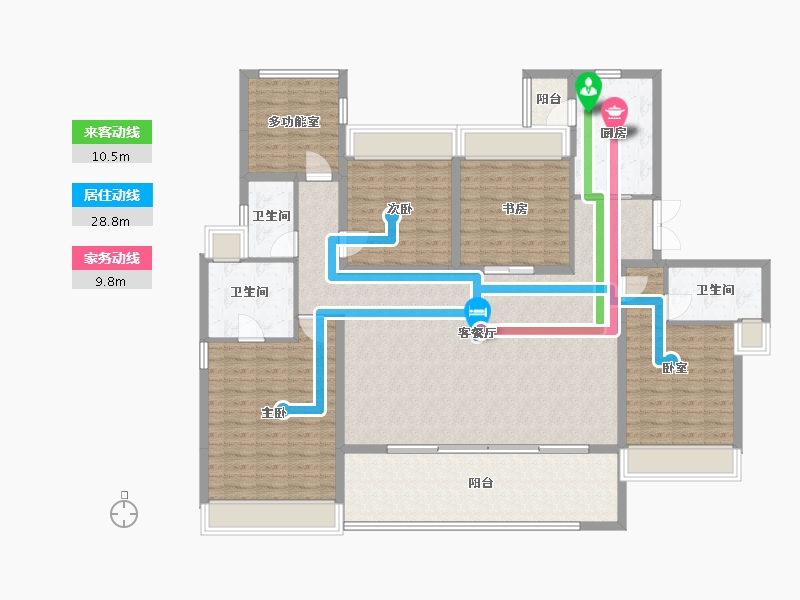 广东省-惠州市-嘉旺城-149.54-户型库-动静线