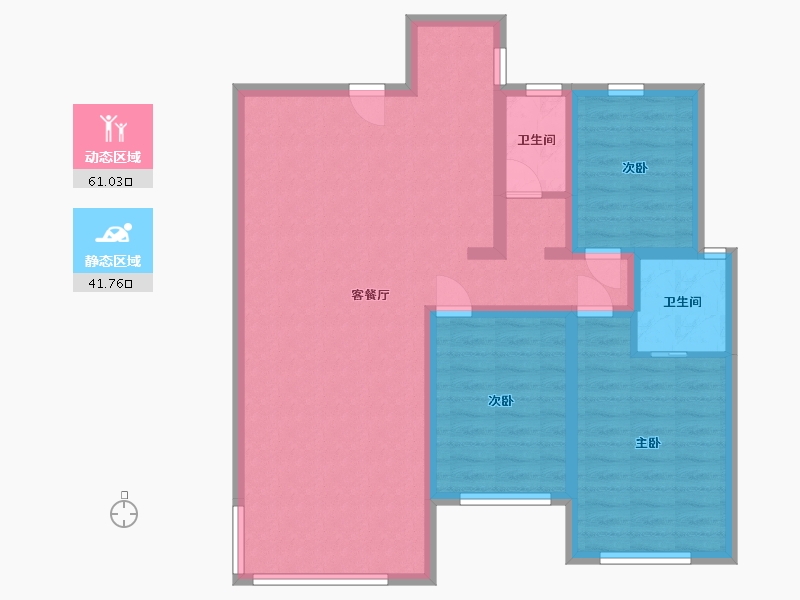 贵州省-黔东南苗族侗族自治州-清江金府(在建)-91.92-户型库-动静分区