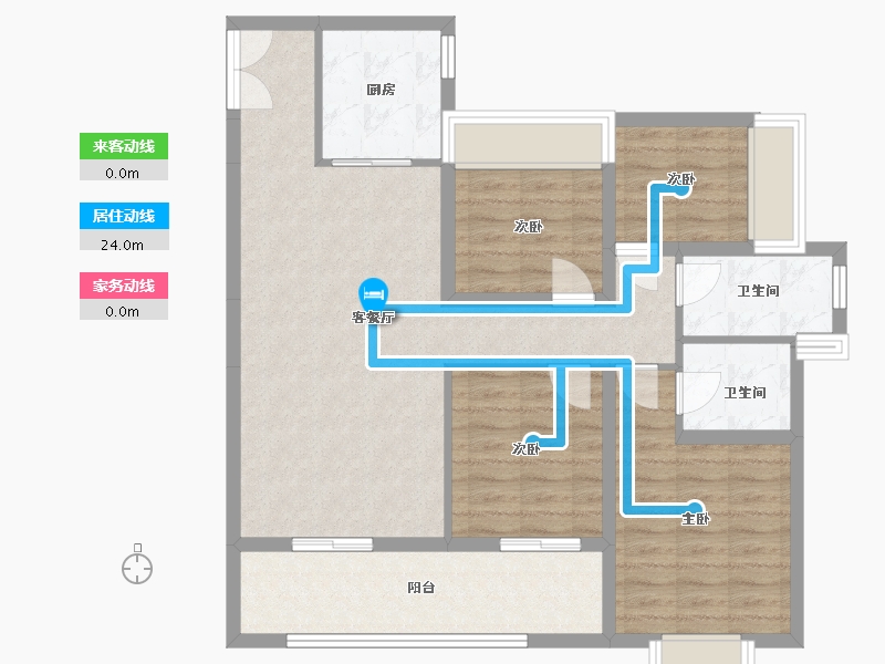 湖北省-十堰市-龙记檀府-102.40-户型库-动静线