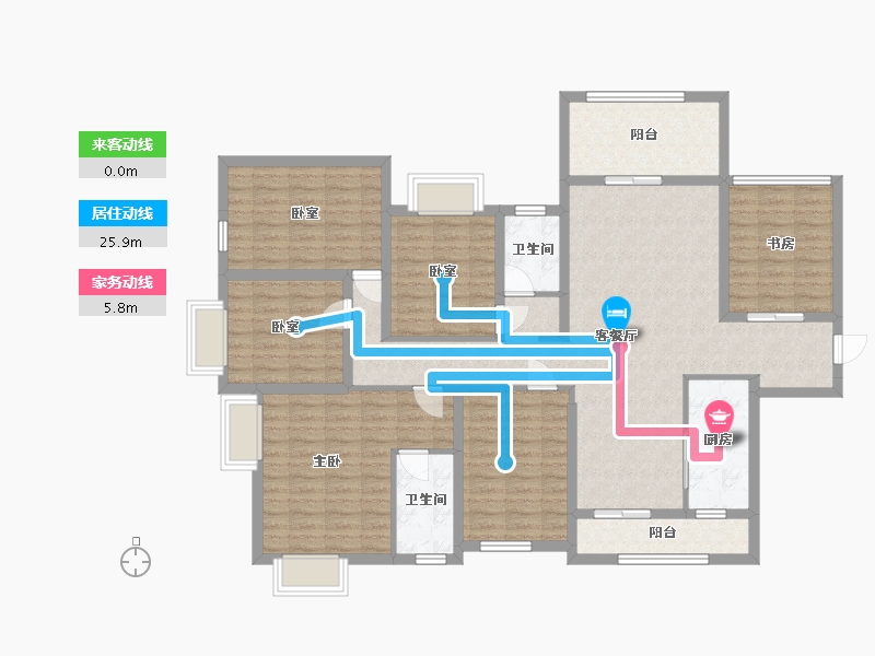 广西壮族自治区-崇左市-南湖三千院-146.40-户型库-动静线