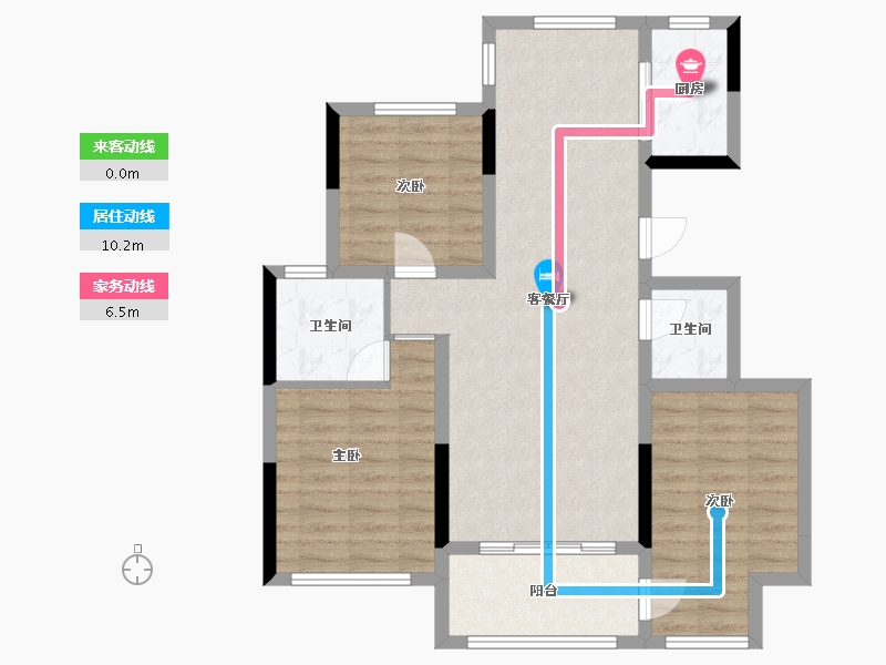 河北省-衡水市-富强理想城-100.00-户型库-动静线