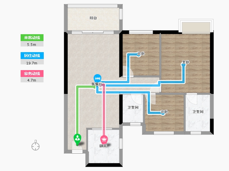 江西省-南昌市-新建城-83.20-户型库-动静线