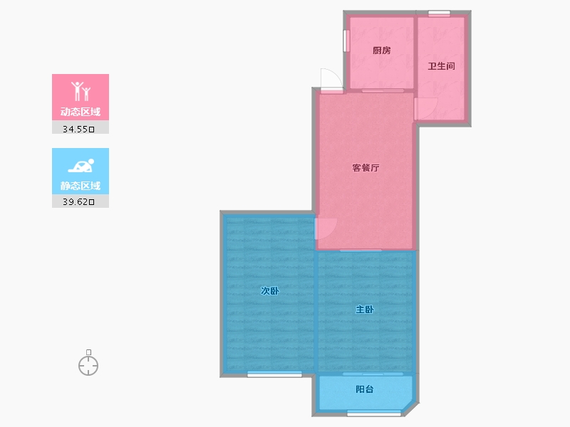 上海-上海市-寿祥坊-70.00-户型库-动静分区