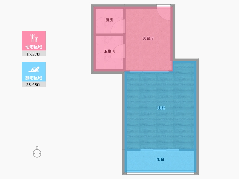 江苏省-无锡市-东方瑞景苑A区-36.11-户型库-动静分区