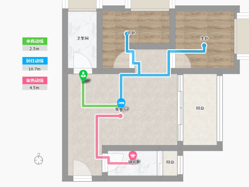 广东省-深圳市-半山悦海花园-43.00-户型库-动静线