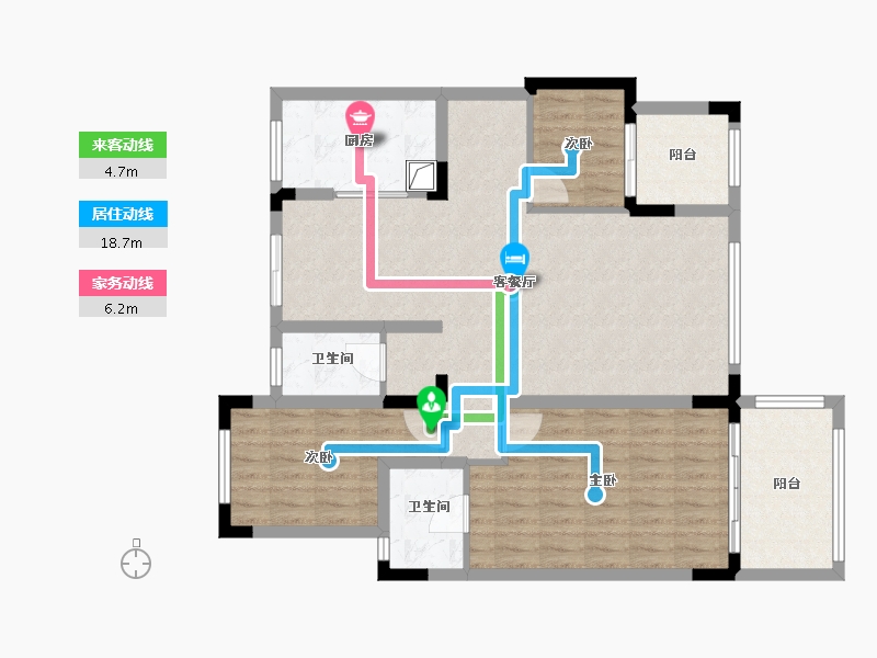 贵州省-贵阳市-中铁逸都-100.00-户型库-动静线