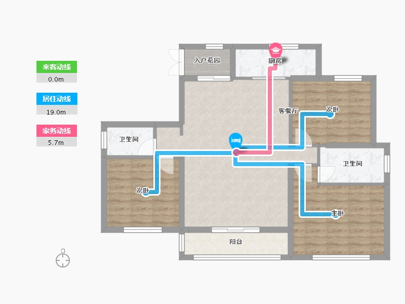 浙江省-温州市-德信碧桂园玖号院-87.12-户型库-动静线