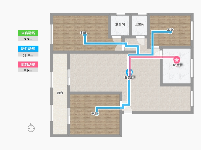 河南省-安阳市-东方御园(在建)-113.60-户型库-动静线