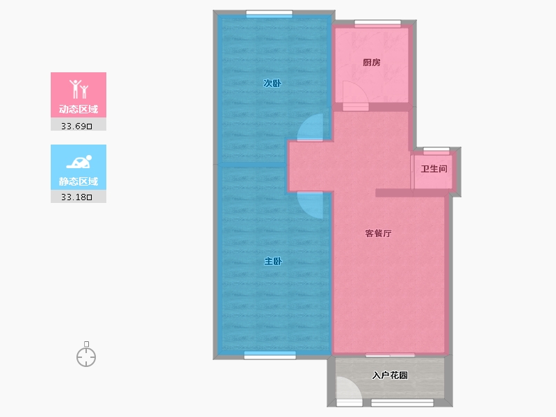 河南省-郑州市-纬四路15号院-62.40-户型库-动静分区