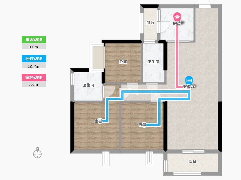 广西壮族自治区-贺州市-凯旋城-88.00-户型库-动静线