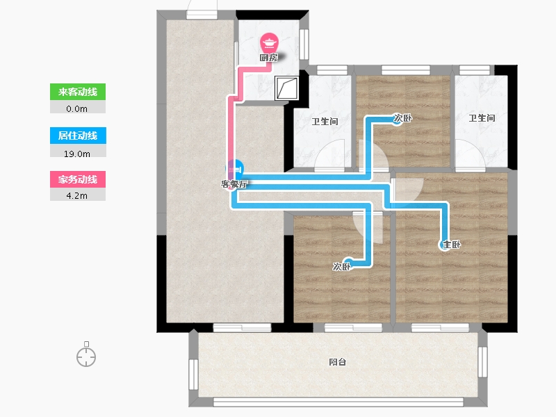 广西壮族自治区-南宁市-建发央玺-66.15-户型库-动静线