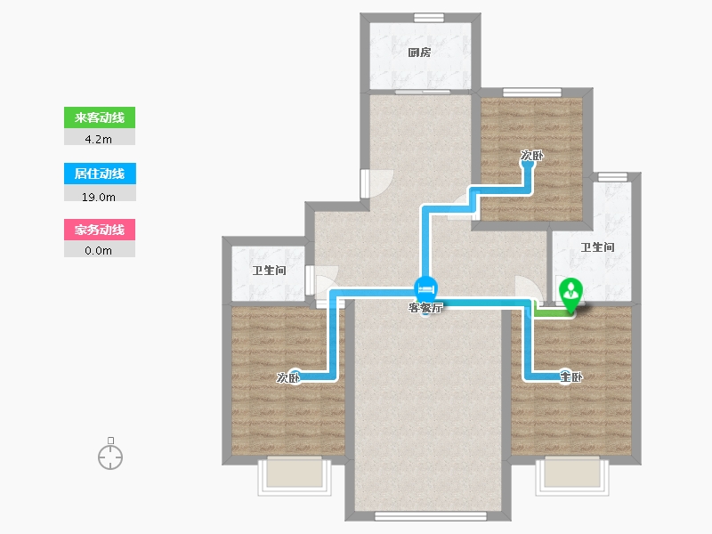 甘肃省-武威市-云晓水岸-109.44-户型库-动静线