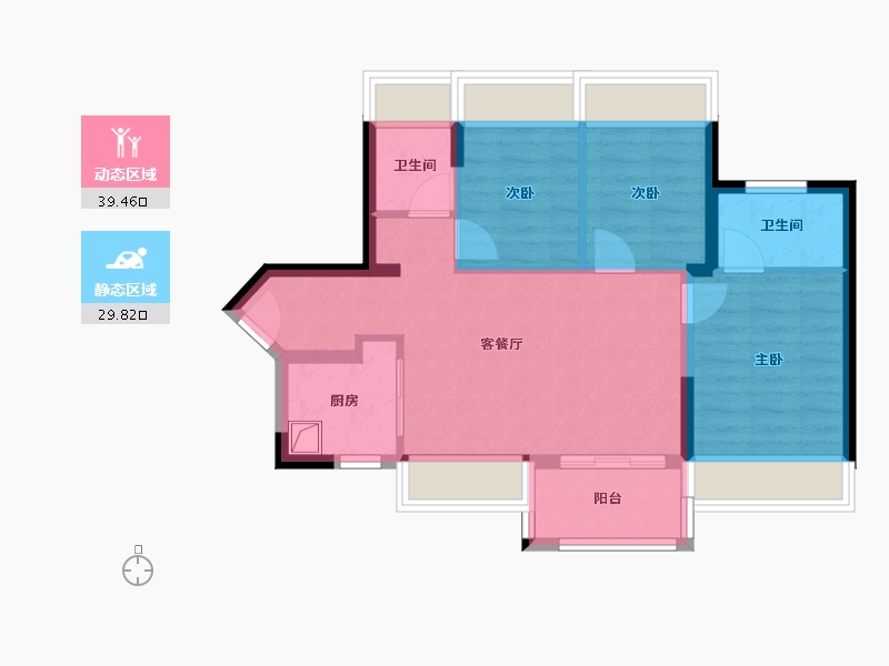 广东省-深圳市-华发-68.00-户型库-动静分区