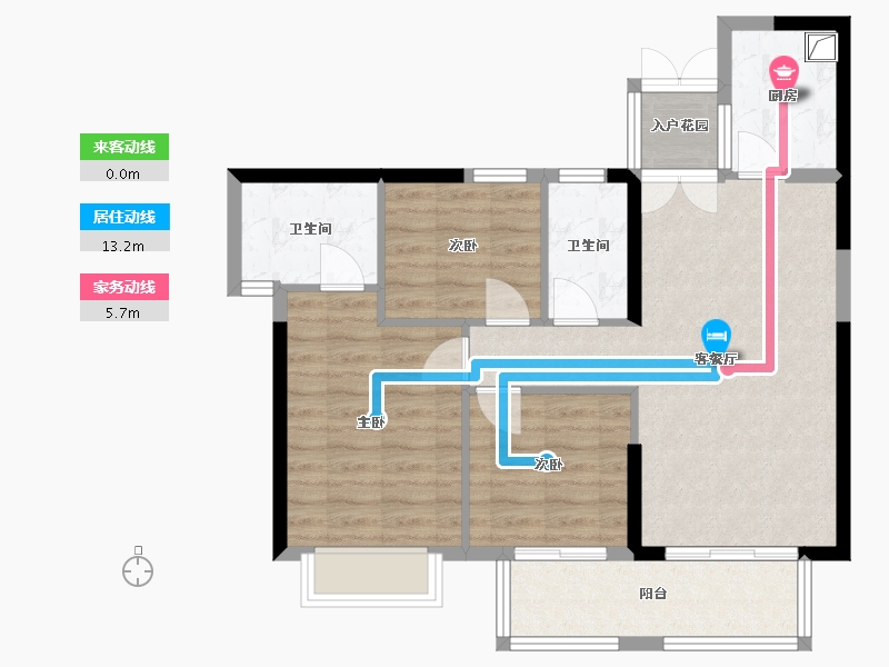 福建省-福州市-罗源县滨海新城-99.50-户型库-动静线