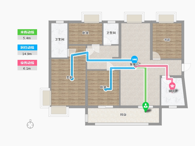 广东省-肇庆市-光大天骄御景-113.75-户型库-动静线