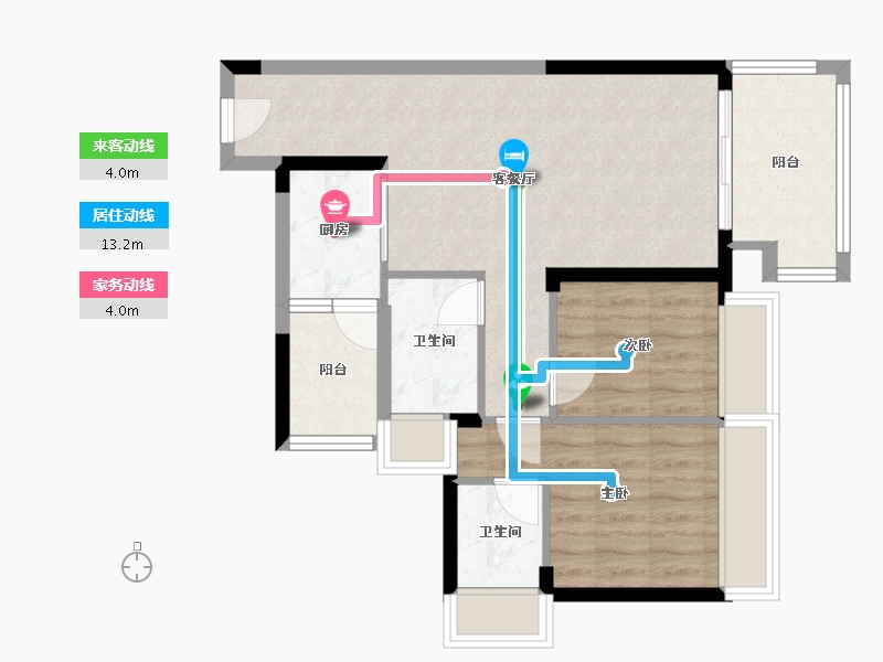 广东省-湛江市-恒俪湾-104.00-户型库-动静线