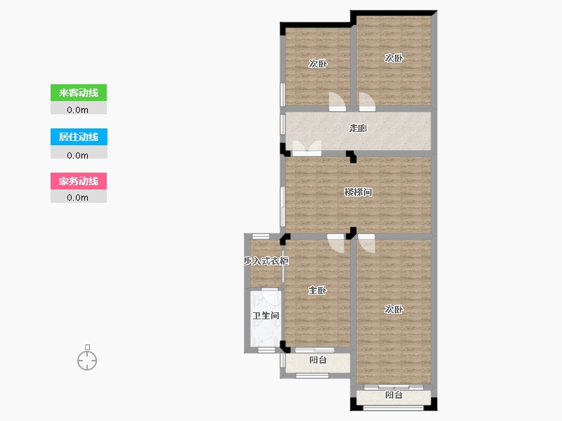 福建省-龙岩市-阳光城花漾江山1期-115.00-户型库-动静线