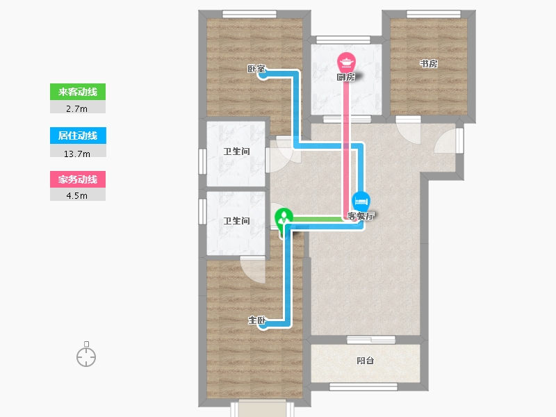 陕西省-西安市-未来城市-89.91-户型库-动静线