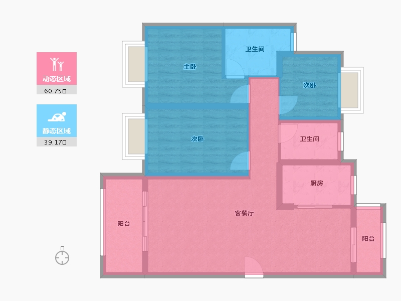 江西省-南昌市-香佳苑-120.00-户型库-动静分区