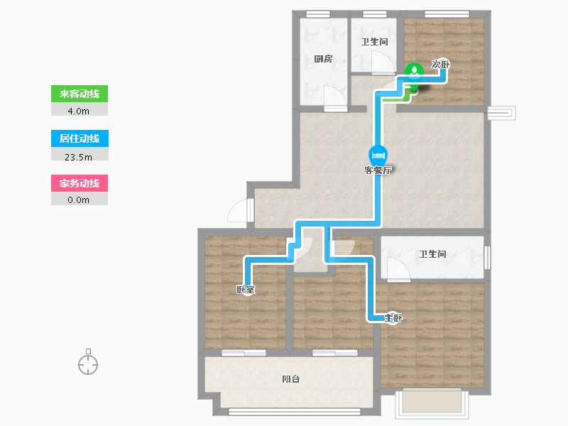 河南省-濮阳市-胜东花园-99.00-户型库-动静线