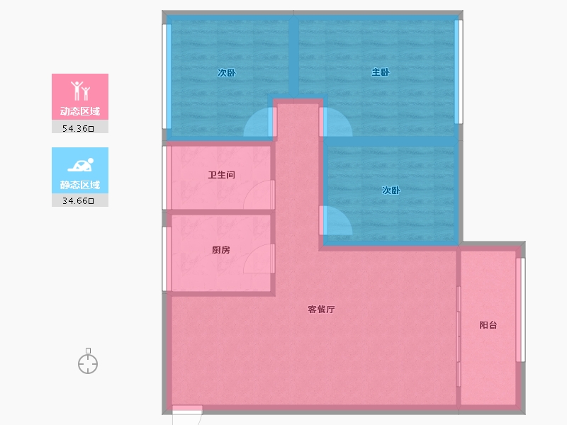 广东省-深圳市-金汇名园-79.67-户型库-动静分区