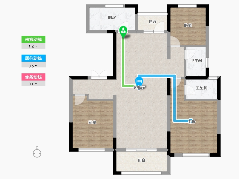 山东省-临沂市-凤凰水城-104.26-户型库-动静线