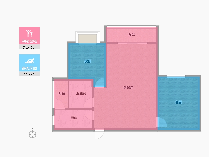 广东省-深圳市-金汇名园-67.66-户型库-动静分区