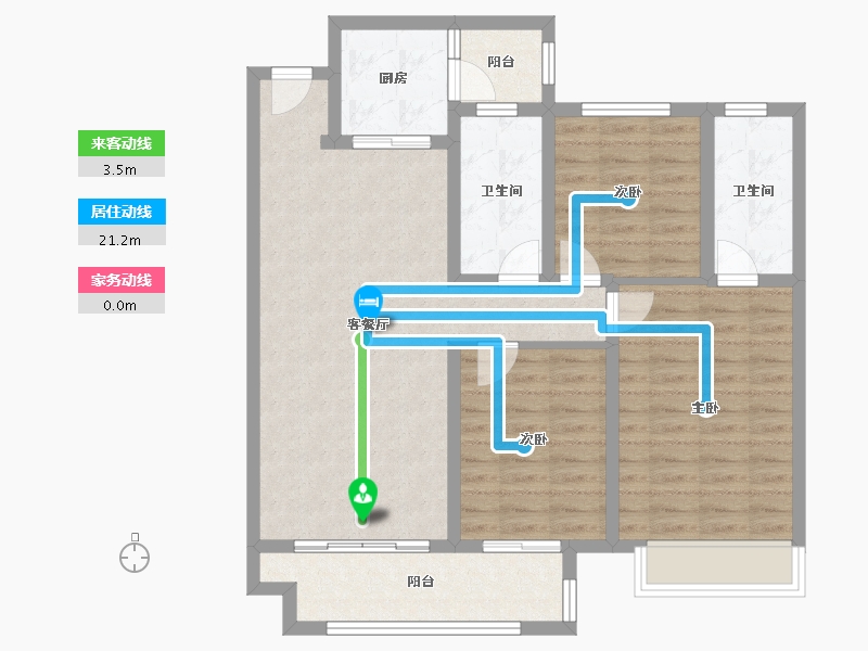 四川省-成都市-鑫苑城-100.00-户型库-动静线