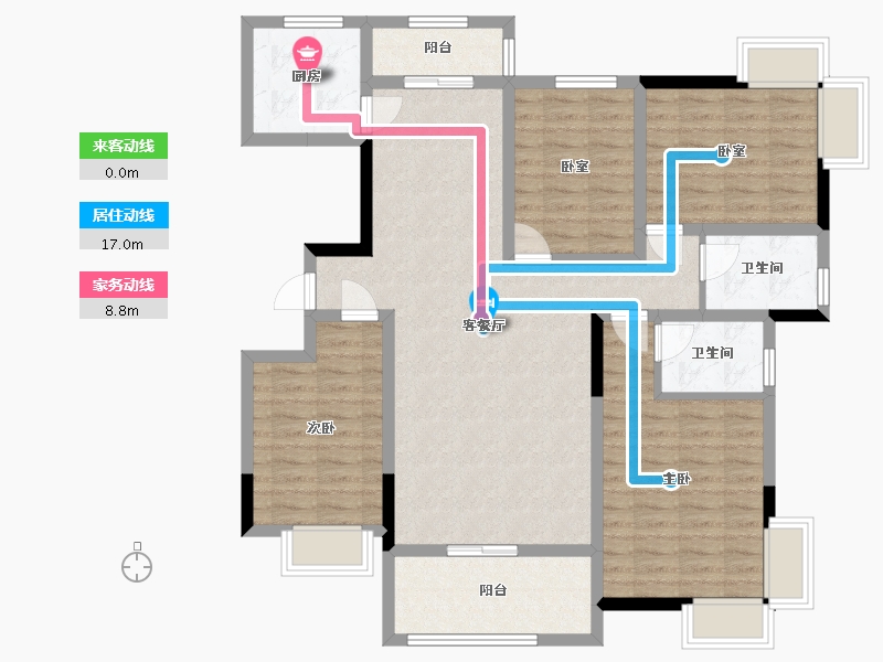 江西省-九江市-湖滨国际-111.50-户型库-动静线