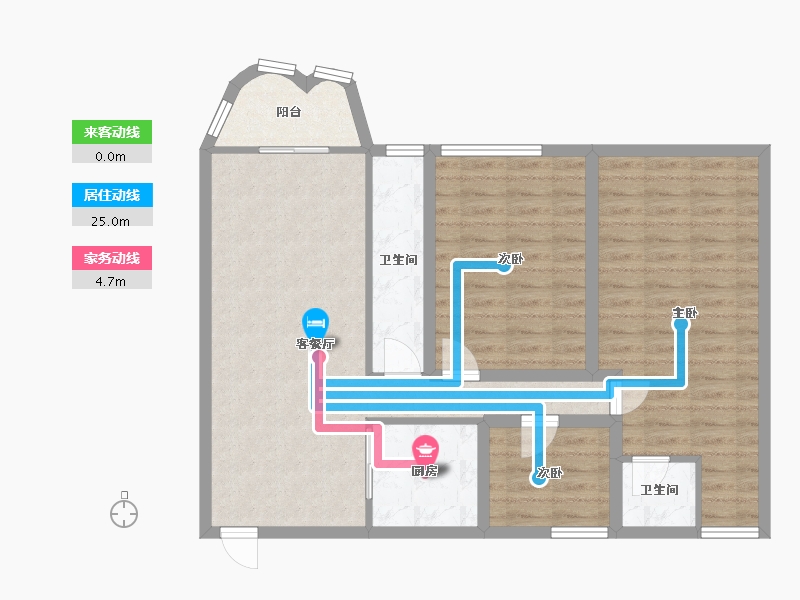 广东省-深圳市-金成时代家园-89.35-户型库-动静线