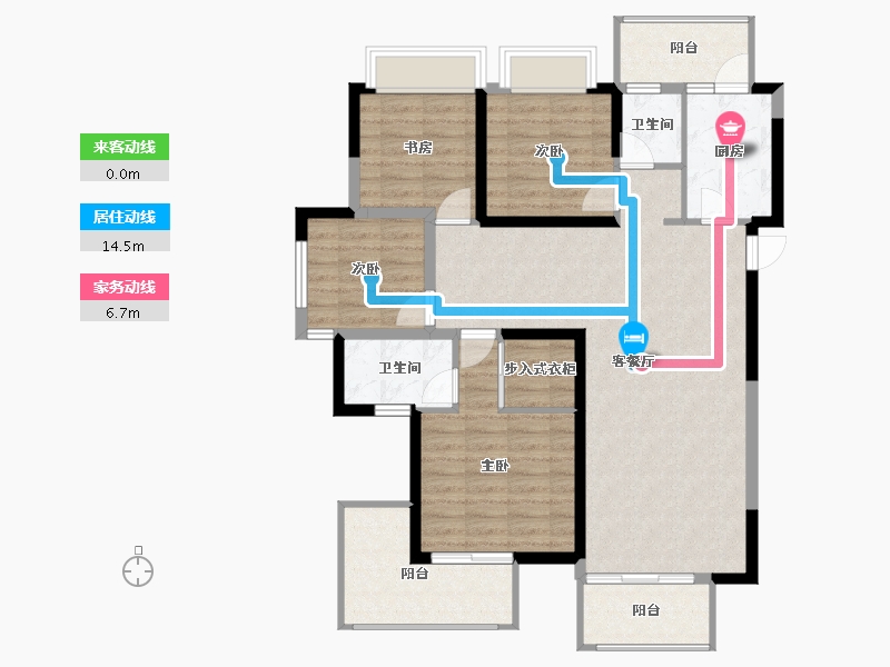 广西壮族自治区-南宁市-光明城市-106.69-户型库-动静线