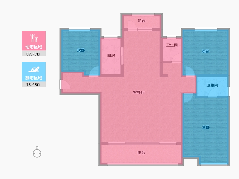 山东省-临沂市-凤凰水城-127.94-户型库-动静分区