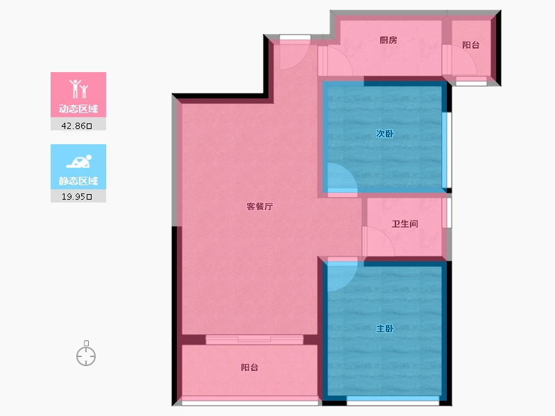 广东省-惠州市-金沙世纪城-55.00-户型库-动静分区