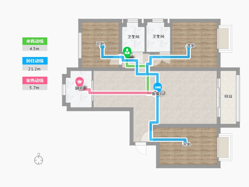 河北省-邢台市-华悦城-104.00-户型库-动静线