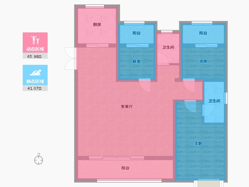 河北省-保定市-中房国府-96.00-户型库-动静分区