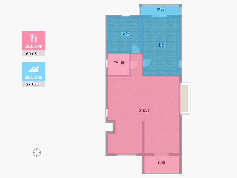 上海-上海市-银河-160.00-户型库-动静分区