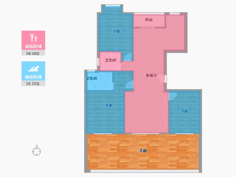 安徽省-马鞍山市-中丞国宾府-94.00-户型库-动静分区