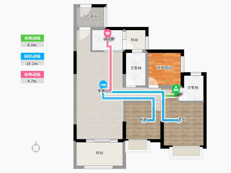 广西壮族自治区-南宁市-天湖御林湾-83.78-户型库-动静线