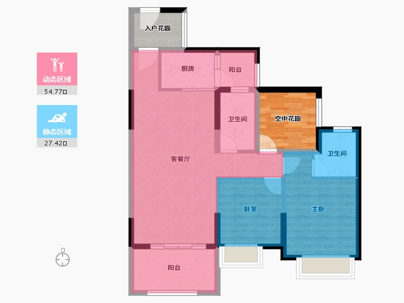 广西壮族自治区-南宁市-天湖御林湾-83.78-户型库-动静分区