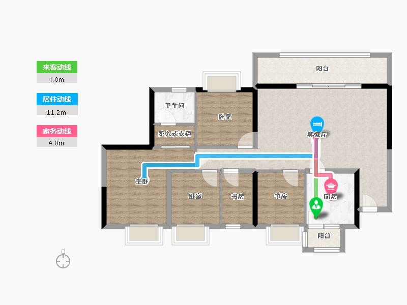 四川省-成都市-林语台-107.02-户型库-动静线