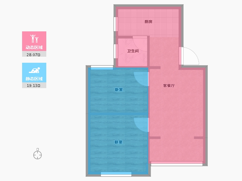 浙江省-宁波市-联丰北区-42.29-户型库-动静分区