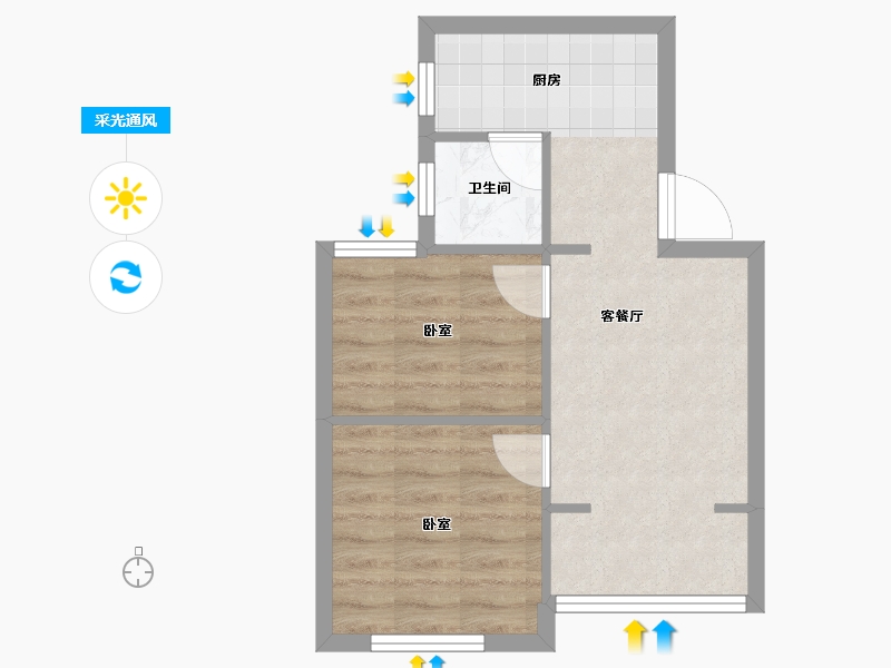 浙江省-宁波市-联丰北区-42.29-户型库-采光通风